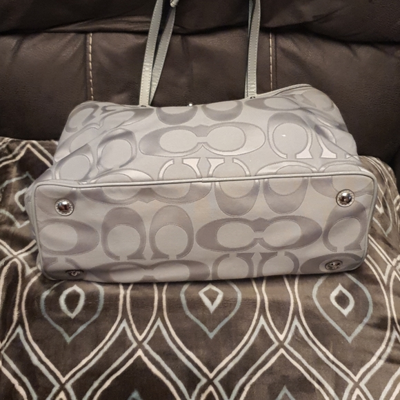 Silver Coach Handbag - Picture 4 of 7